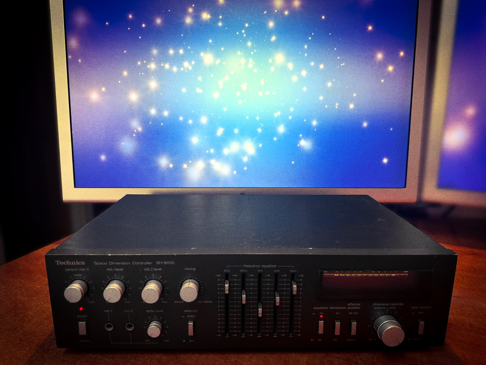 TECHNICS SH-8030 🌈RaRe🌈 Stereo EQ Phono Preamp DSP Effect
