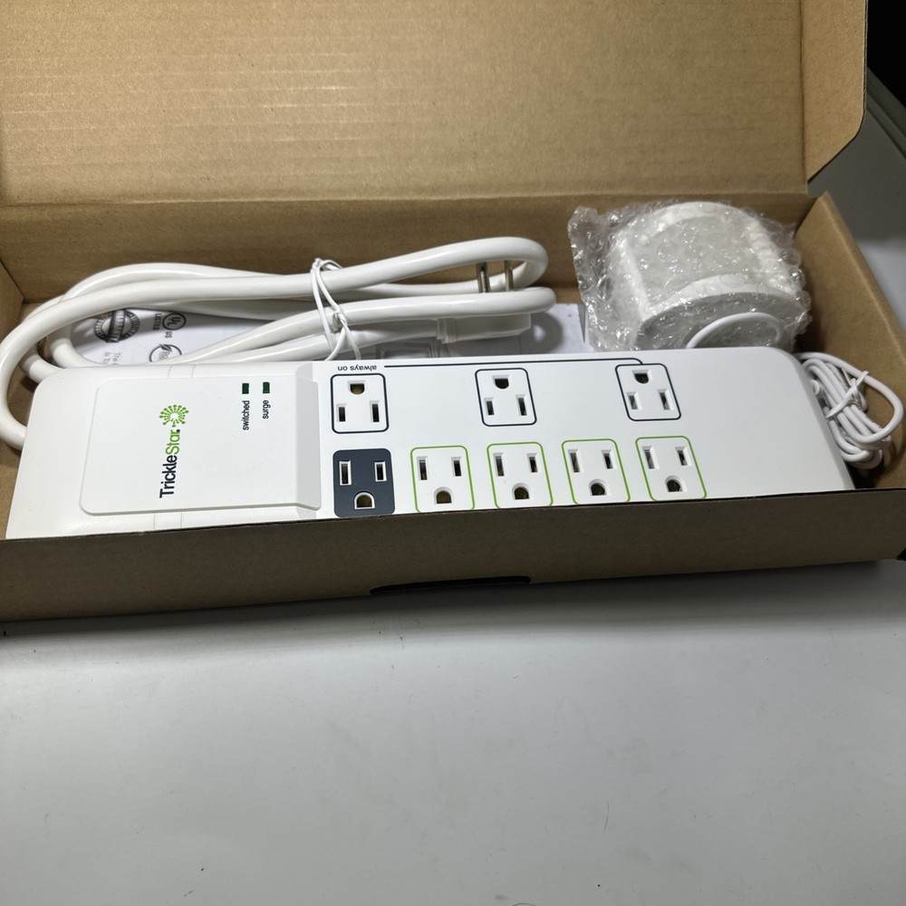 TrickleStar 183SS-US-8XX Motion Sensor PowerStrip 1800W