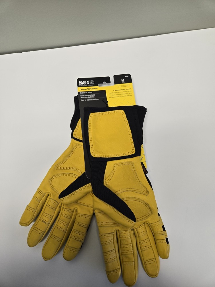 Klein Tools 40080 Lineman Work Gloves, Medium