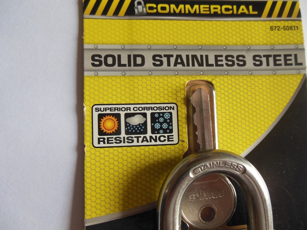 BRINKS * Commercial Grade *Solid Stainless Steel* Free Shipping