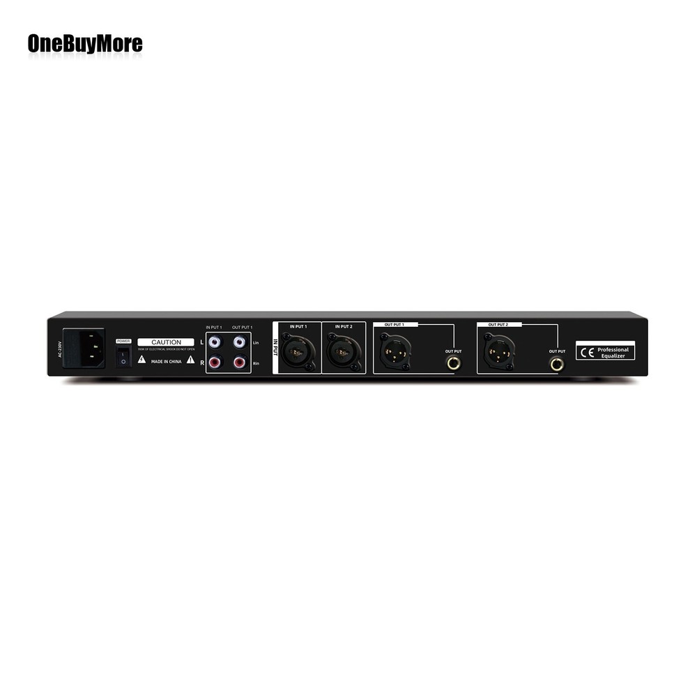 EQ-A31 31 Band Equalizer Digital Equalizer (Black) for Stage Home Karaoke Studio