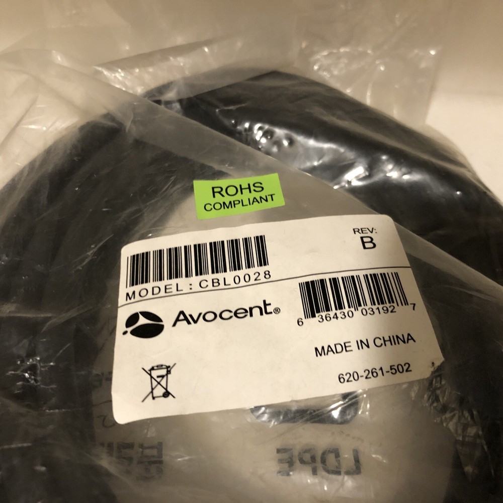 AVOCENT CBL0028 12ft. Cable for SwitchView KVM Switch