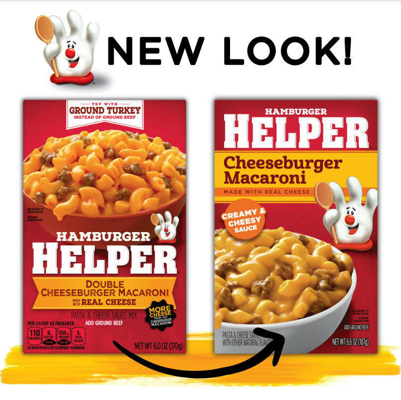 Hamburger Helper Cheeseburger Macaroni, 6.6 oz Box