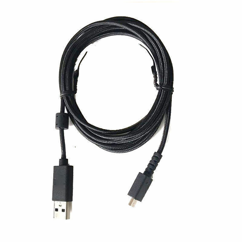 USB Charging Cable Data Braided Cord For Logitech G502 Wireless Gaming Mouse