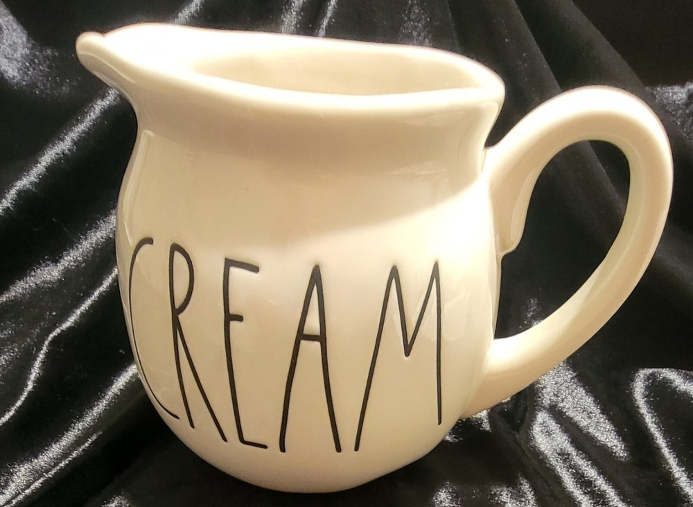 Rae Dunn Artisan Collection Creamer - White, Black