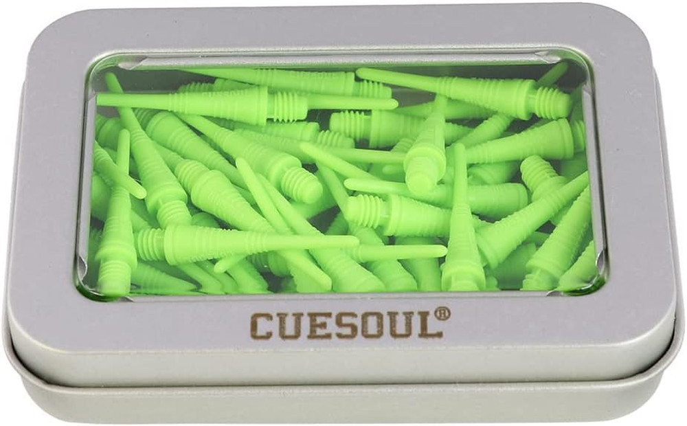 CUESOUL 100 Pieces Soft Tip Points for Soft Tip Darts