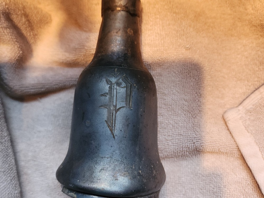 Vintage Waldrof Silver Co. Bottle With Markings E.l.b.M .16