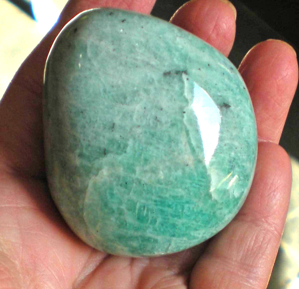 Amazonite Palmstone - Madagascar sc894h