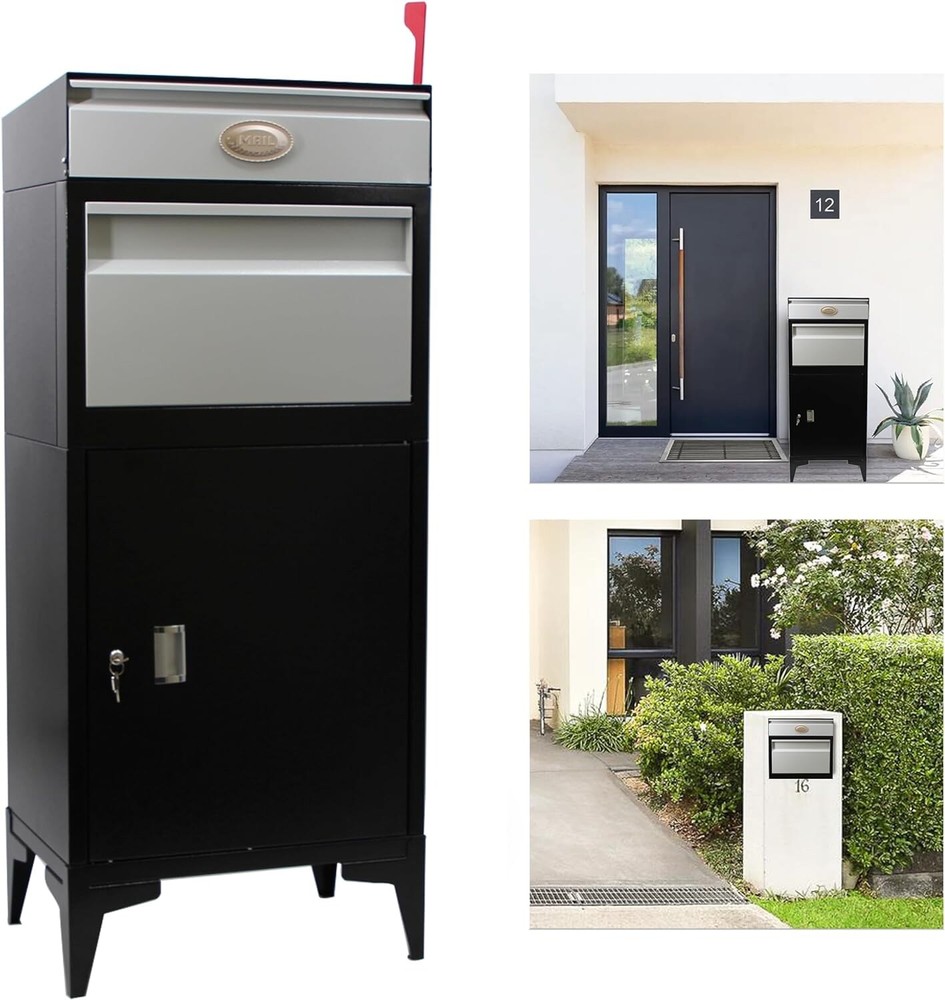 Pochar Large Package Delivery Boxes for Outside, Extra Large Mailbox for Parcel