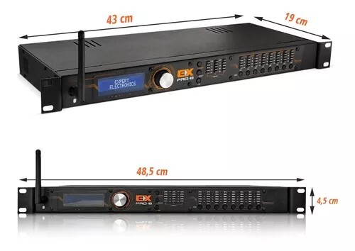 Professional Processor Expert Pro 8 Channels Bluetooth App Expert Electronics