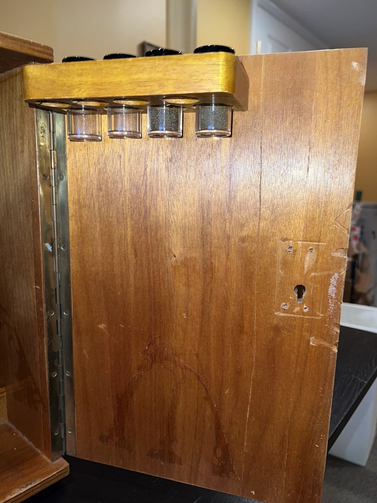 Vintage Steindorff Binocular Microscope with Wooden Case