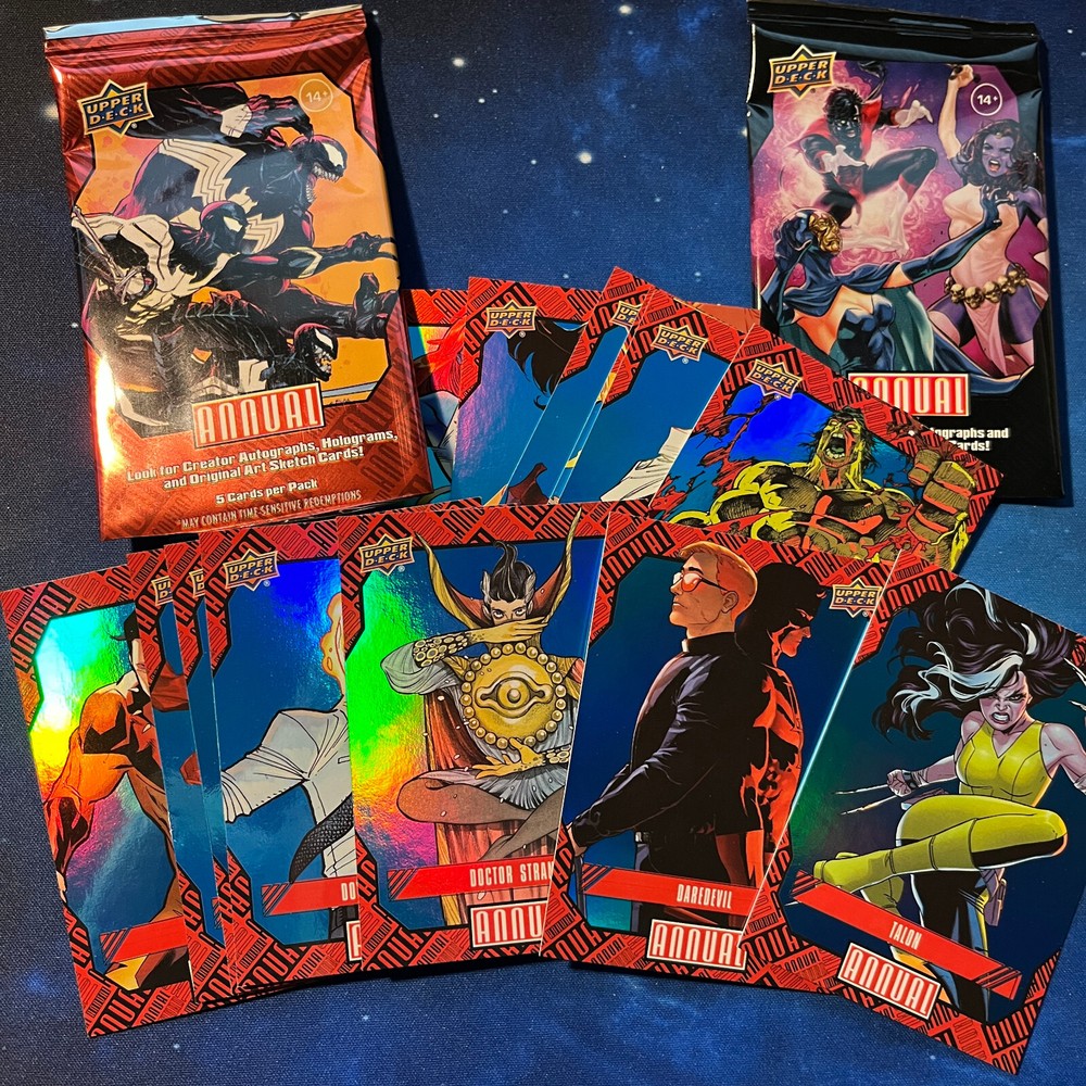 2023 Upper Deck Marvel Annual BLUE PARALLEL: PICK YOUR CARD