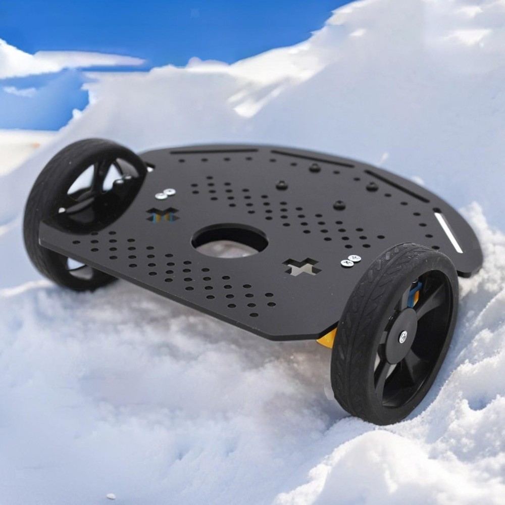 2 Wheel Smart Robot Car Chassis DIY Learning Projects with Silicone Wheels