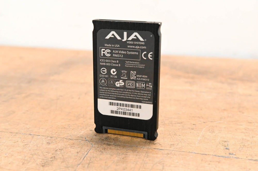 AJA PAK512 SSD Module for Ki Pro Systems CG01WEF