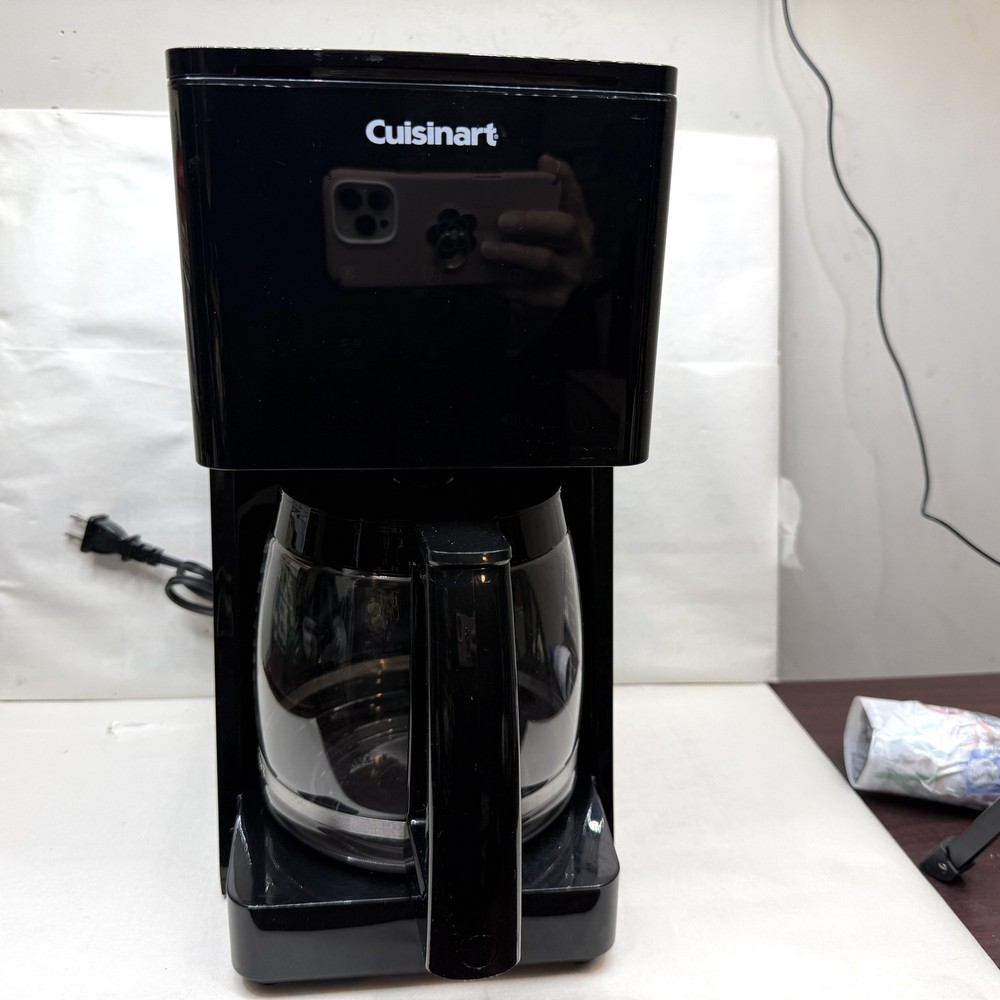 Cuisinart 14-Cup Programmable Drip Coffee Maker - Black Glass Carafe Reusable