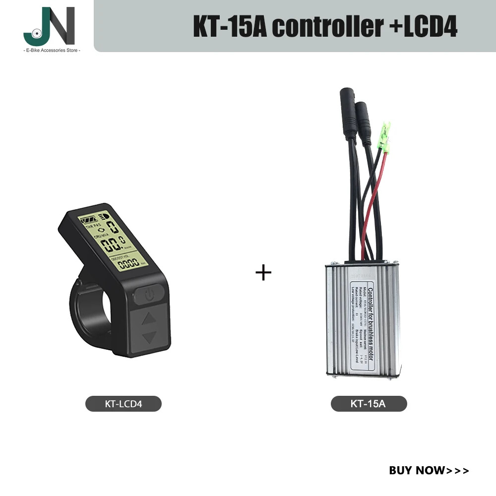 36V 48V 15A Controller Waterproof Conversion Kit with Display Throttle PAS 1T4