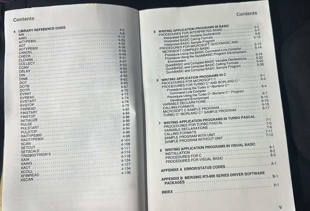 ANALOG-TO-DIGITAL MICROCOMPUTER BUS SOFTWARE MANUAL RTI-800, 802, 815, 817, 820