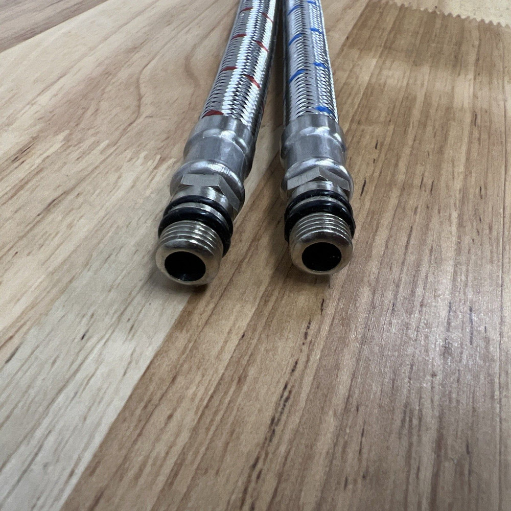 Faucet Hose Supply Line Braided 2 Pack