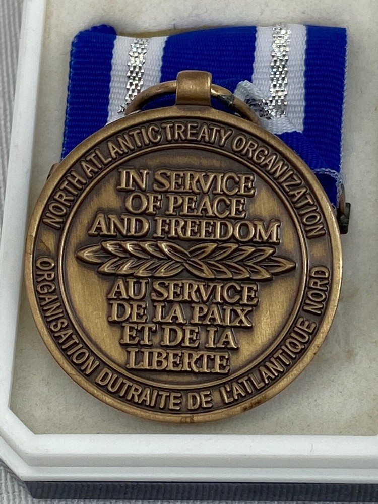 NATO Non Article 5 ISAF Boxed Medal