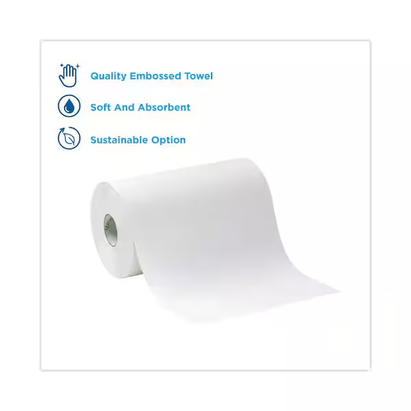 SofPull 9” Paper Towel Roll by GP PRO (Georgia-Pacific), White, 26610, 400
