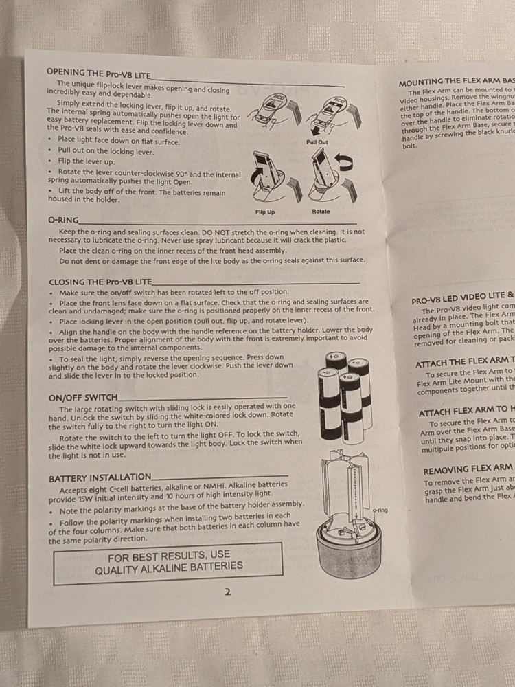 Ikelite 6320 Pro V8 LED Video Lite