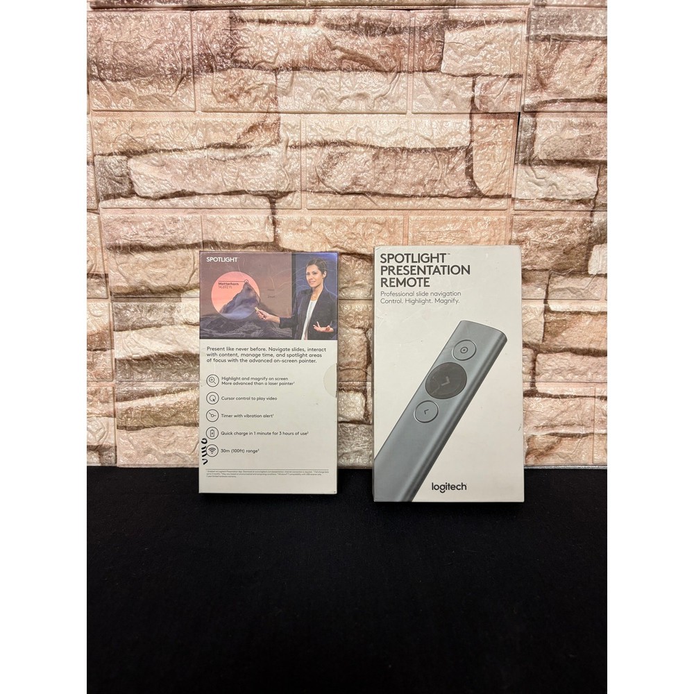 Logitech Spotlight Presentation Remote professional slide navigation Highlight