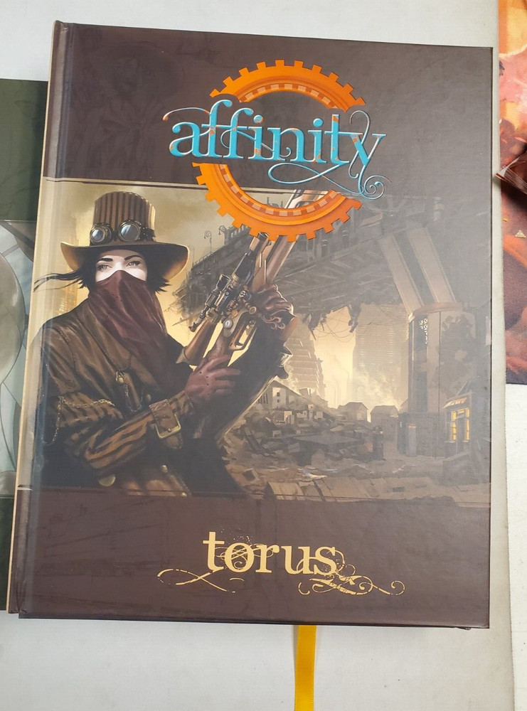 Affinity RPG 3 book slipcase DEM used 5e compatible