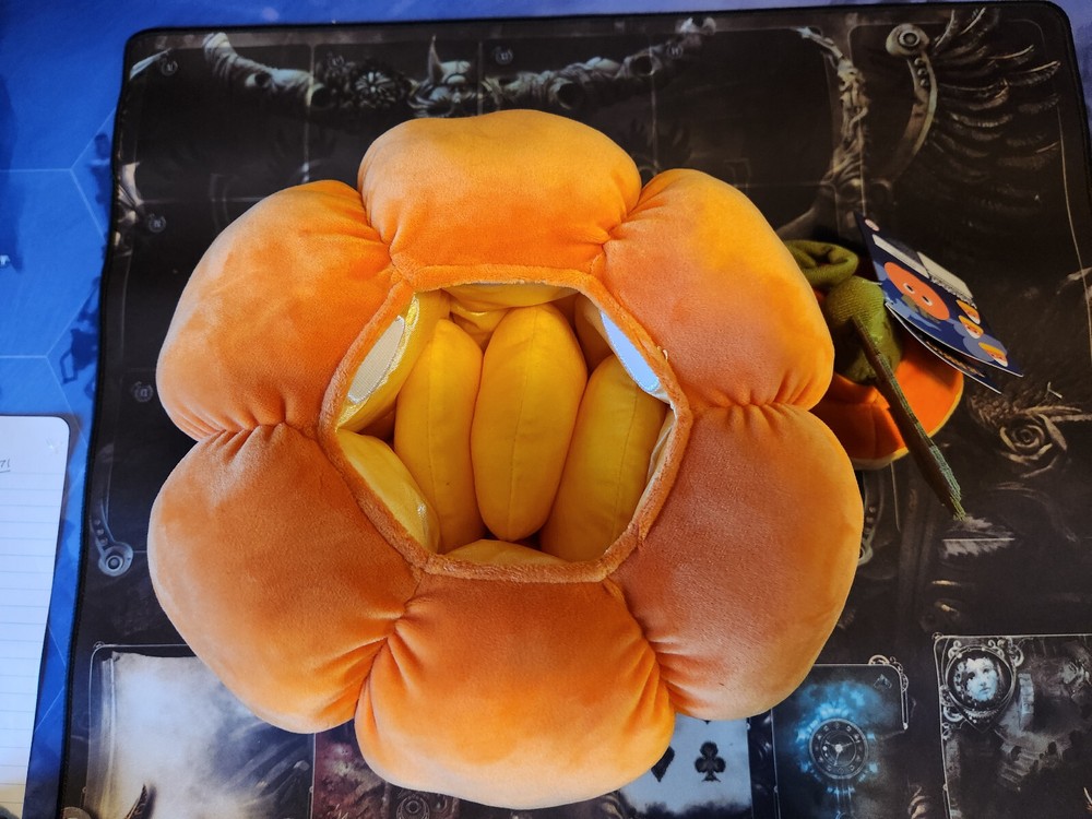 KidRobot Yummy World Interactive Pumpkin Plush w/ Removable Candy Corns Inside