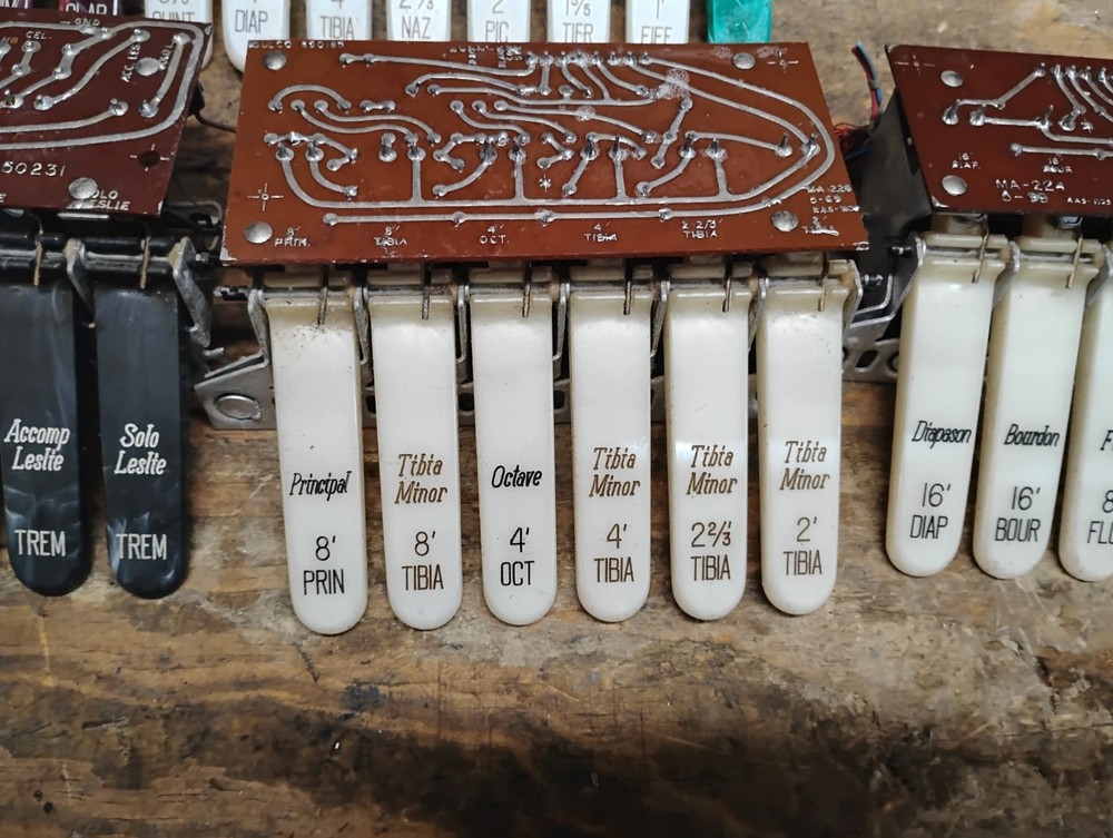 Vintage Organ Tabs! MAKE OFFER!