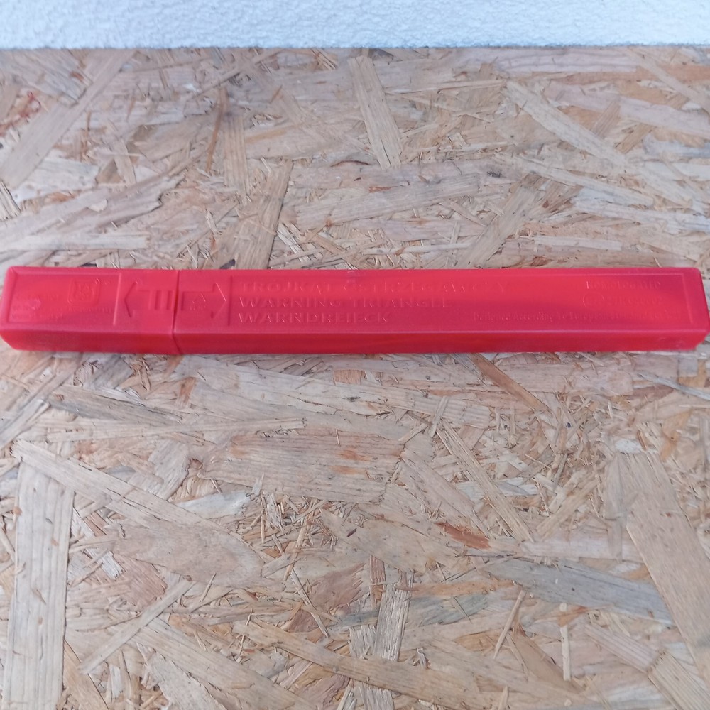 Warning triangle passenger car, new unused