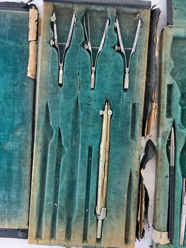 Vintage Drafting Tools ~ Engineering ~ Sears West Germany ~ AS FOUND ~ AS IS