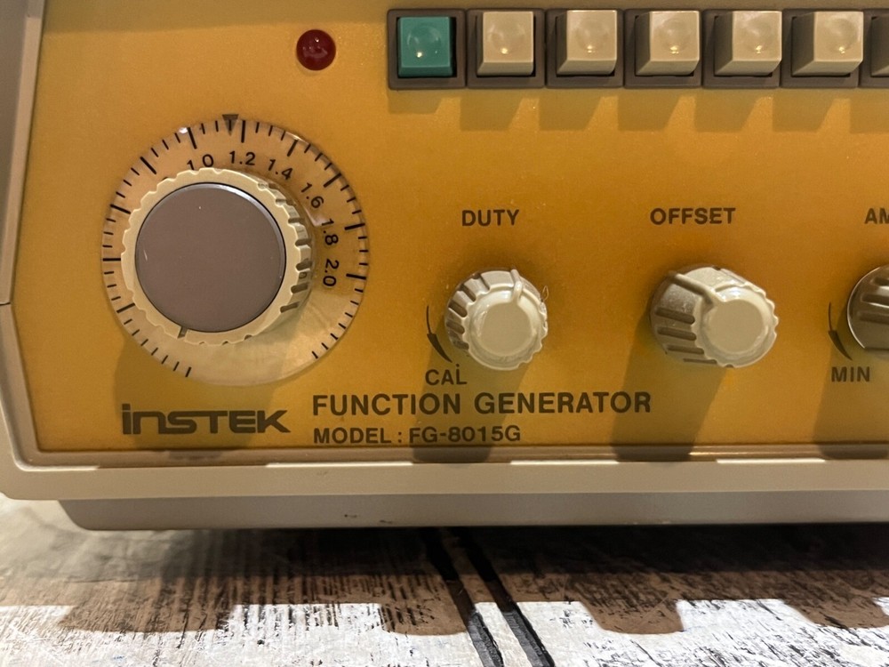 Instek Function Generator (Model: FG-8015G) - As-Is, Power Tested -Read