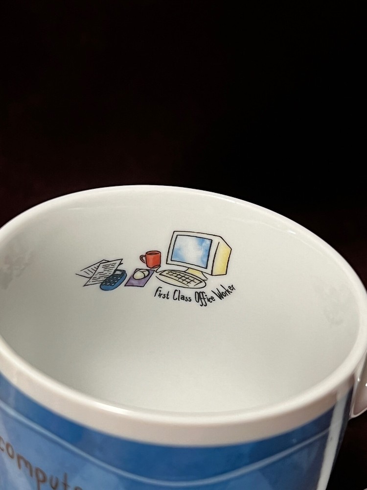 History & Heraldry First Class Office Worker Porcelain Coffee Tea Mug