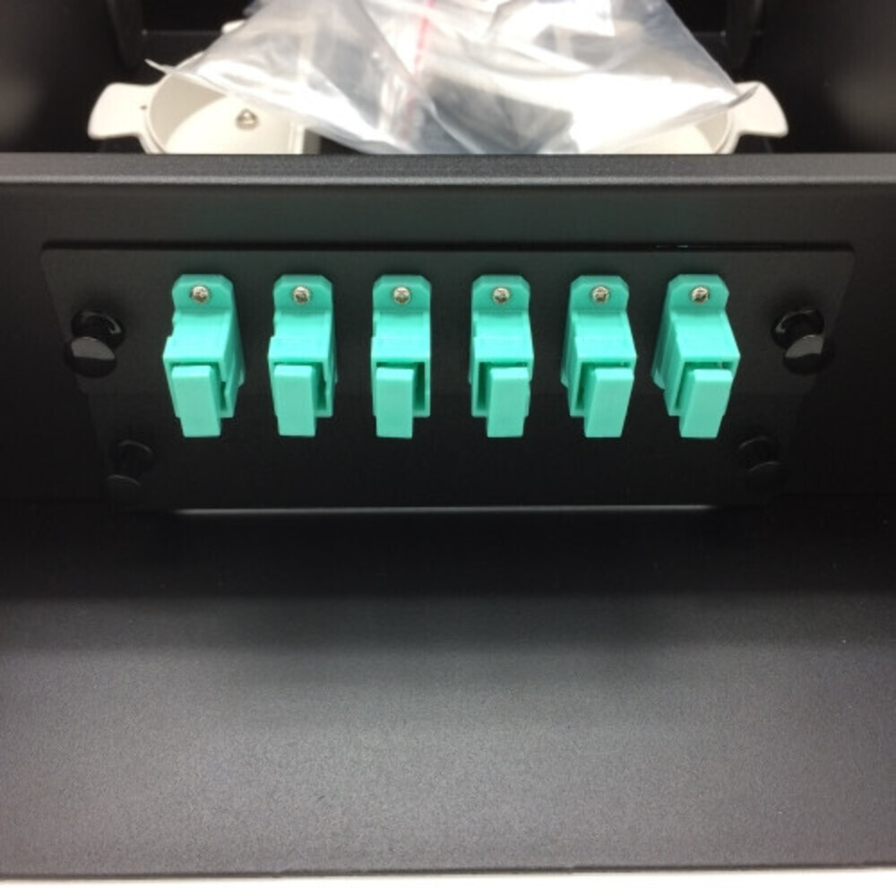6 SC OM4 Fiber Wall Enclosure Multimode