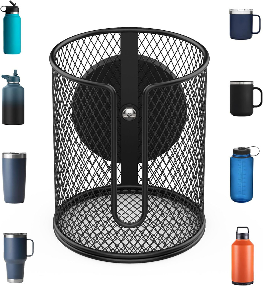 Magnetic Cup Holder, Fully Covered Anti-Fall Magnetic Drink Holder, Magnetic Cup