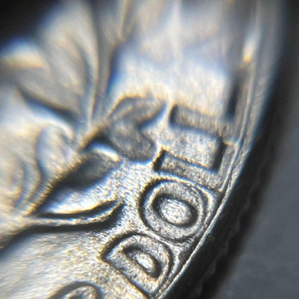 1956 Washington Silver Quarter Errors DDR Toning Uncirculated