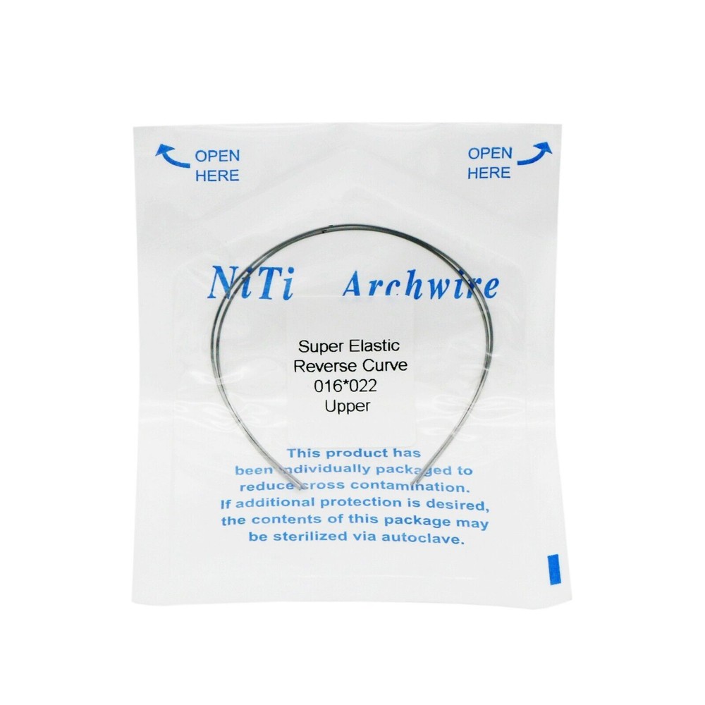 Dental Reverse Curve Arch Wire Niti Super Elastic Round/Rectangular True Form