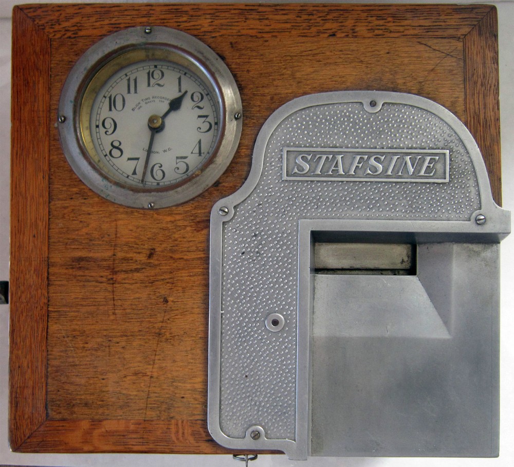 Original Receipt Recorder with Time Clock