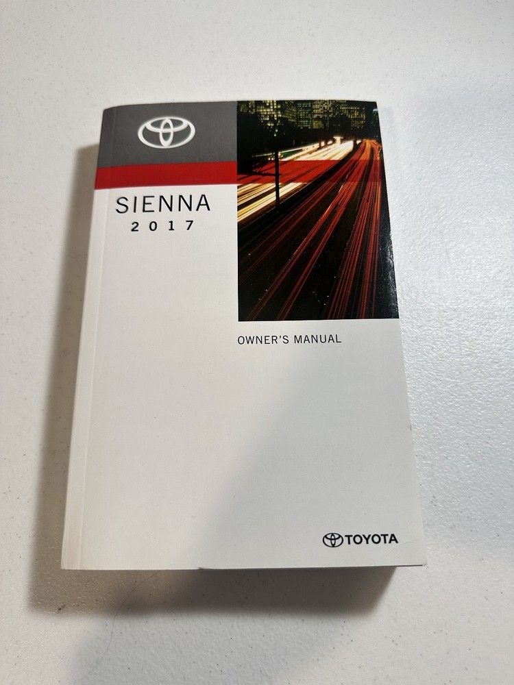 Toyota Sienna Owner's Manual 2017