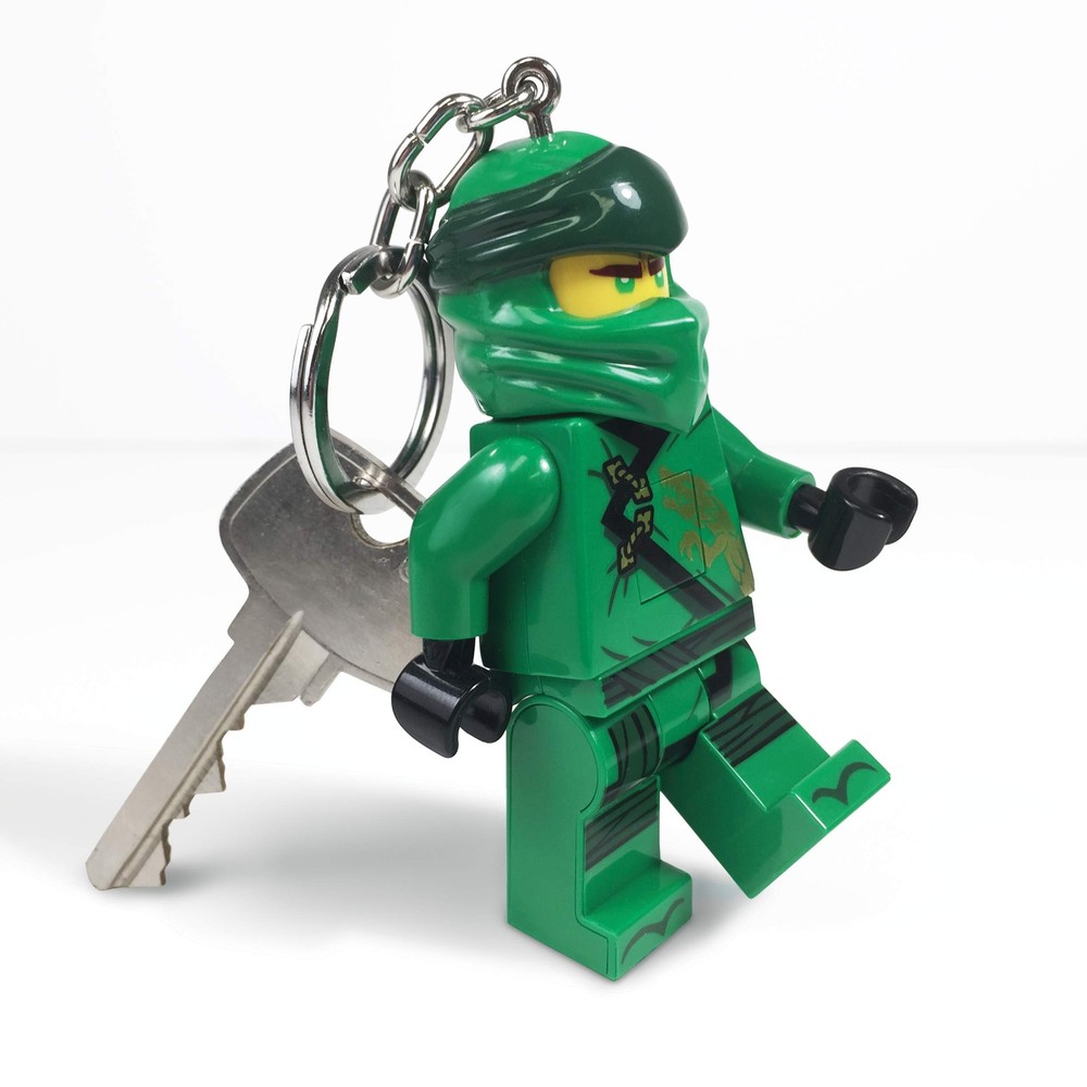 LEGO Ninjago Lloyd Keychain Light Posable Mini Figure with LED Lights