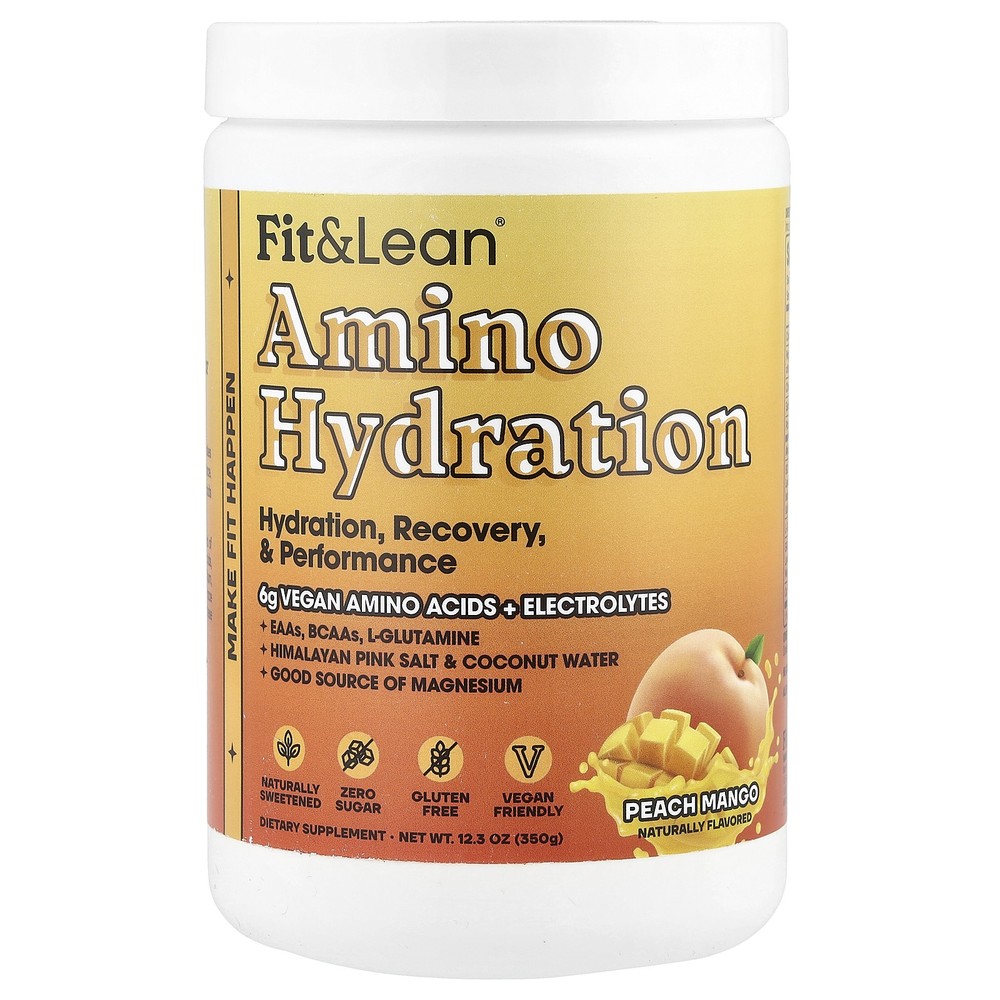 Amino Hydration, Peach Mango, 12.3 oz (350 g)