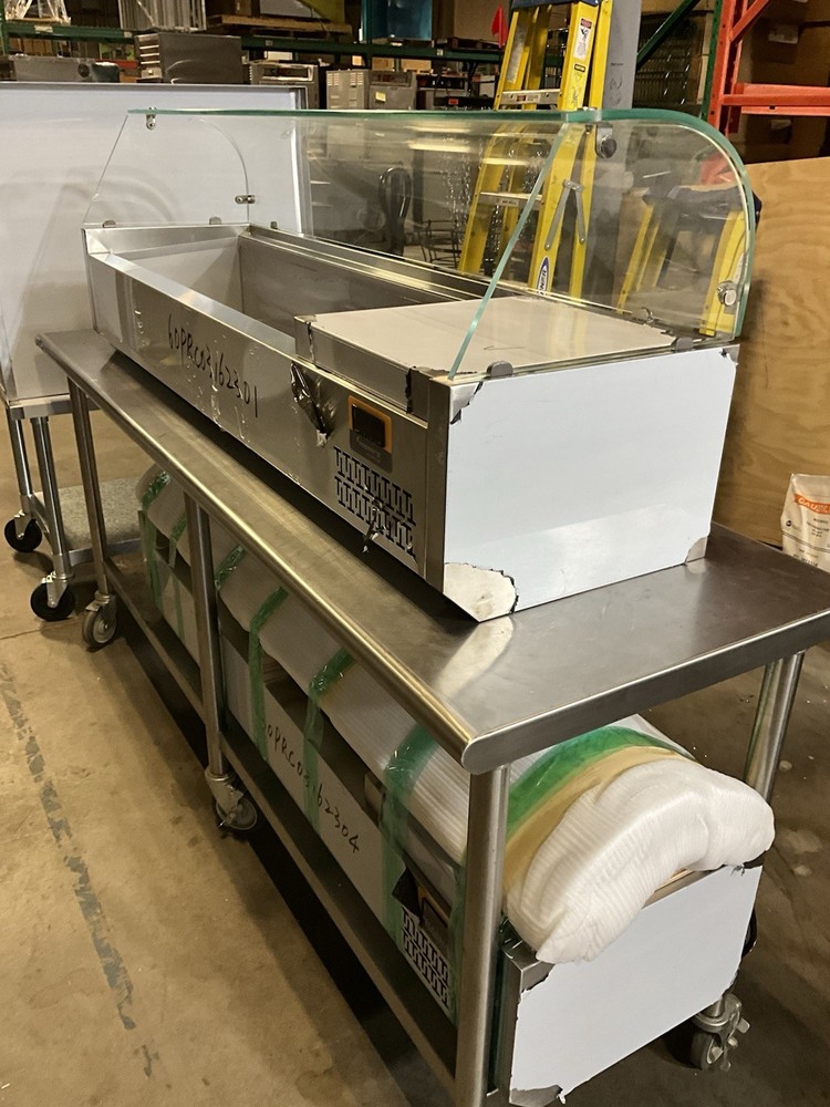 Preprite Prc60 5' Self Contained Refrigerated Condiment Rail