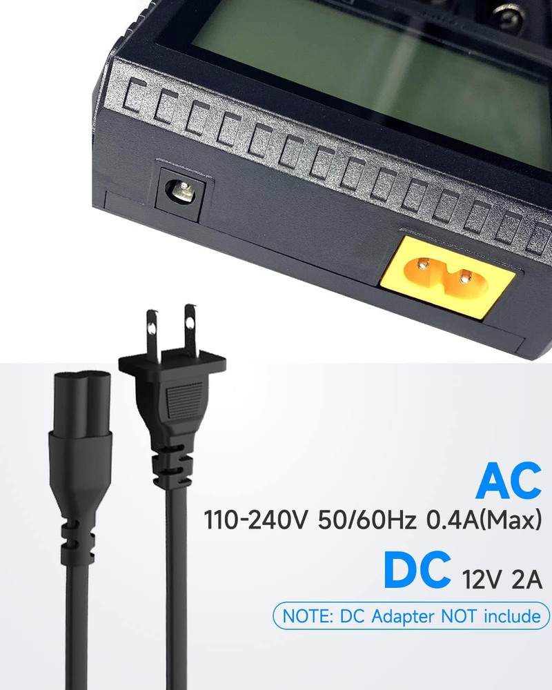 18650 Capacity Tester,18650 Battery Charger with Discharge & Testing Function, 2