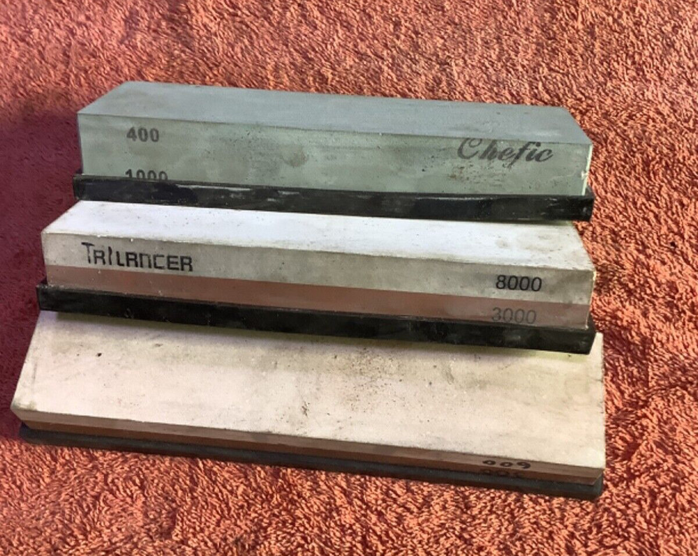 3 Water sharpening stones