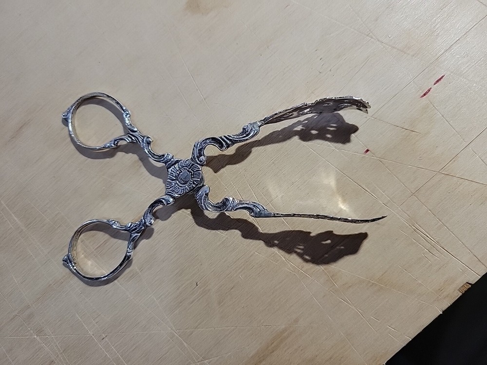 Antique Silver Spaghettis Clipper, .835 Silver