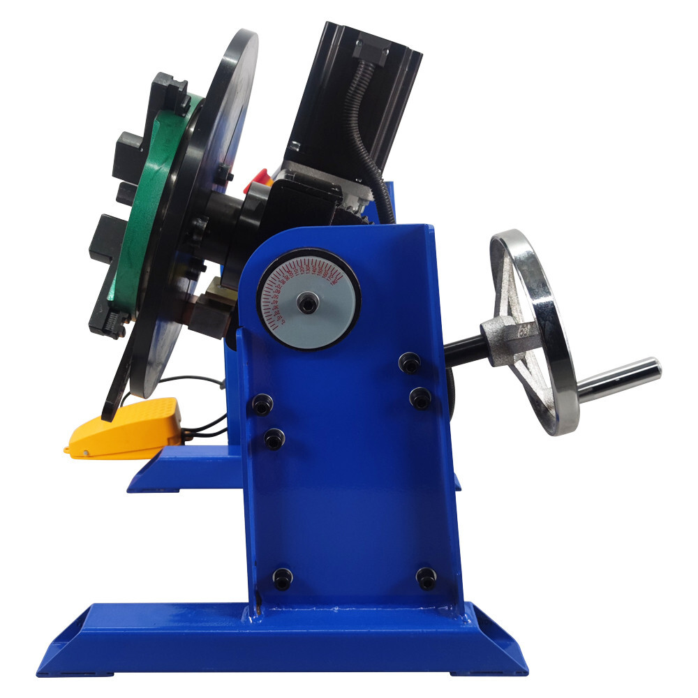 50KG Automatic Welding Positioner +200MM Chuck PLC Controller