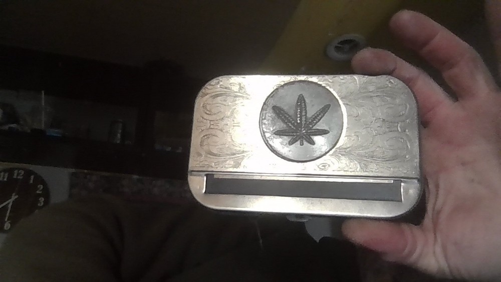 SILVER VITAGE MARIJUANA JOINT ROLLING MACHINE