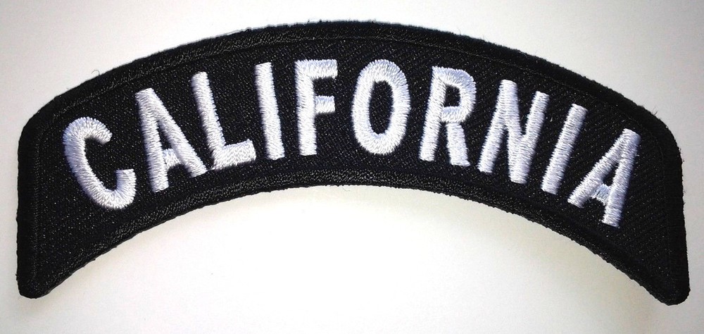 CALIFORNIA (4") Biker Rocker Patch P1432 E