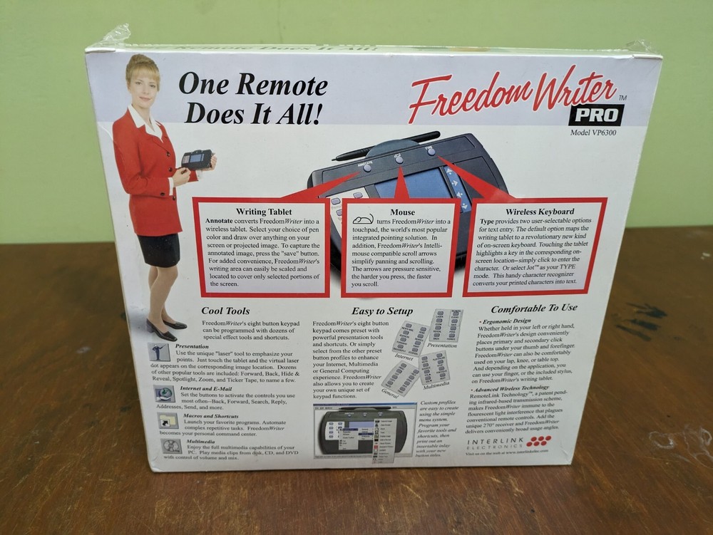 Interlink Freedom Writer Pro Vintage Electronic Presentation Device