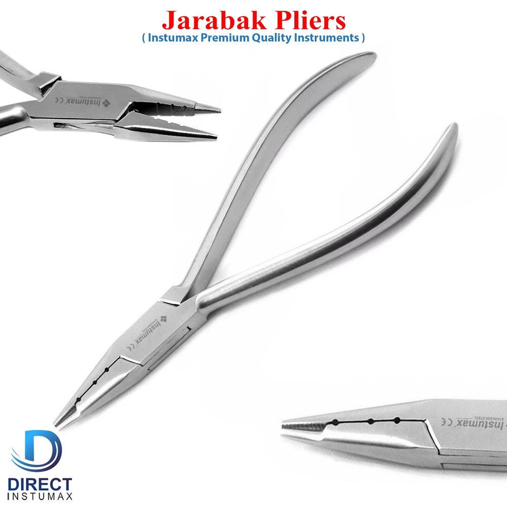 2PCS Orthodontic Wire Handling Set – Jarabak Plier + Mathieu Needle Holder